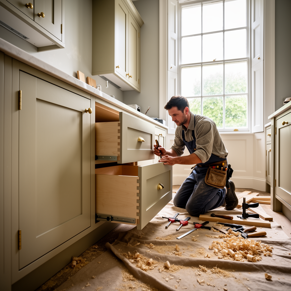 Bespoke shaker kitchen joinery